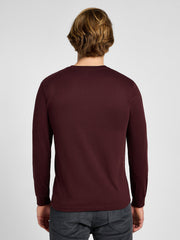 Męska Koszulka Longsleeve Lee Ls Med Wobbly Velvet Beet 112355593