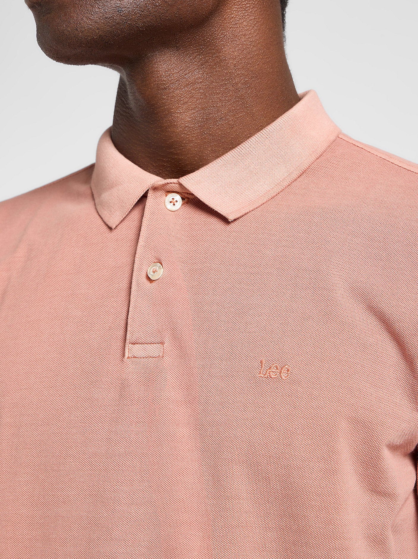 LEE MĘSKA KOSZULKA POLO LEE GARMENT DYE POLO SEPIA 112363861