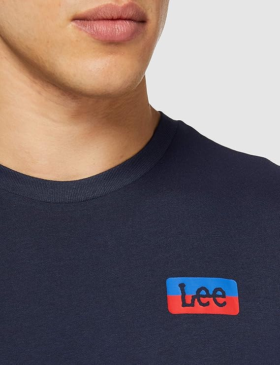 LEE MĘSKA KOSZULKA SEASONAL LOGO TEE WHITE L64DFQ12 112115726