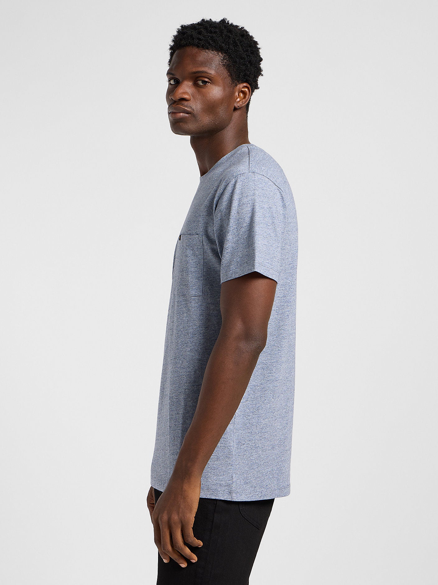 Męska Koszulka Lee Ultimate Pocket Tee Blue Mele 112365384