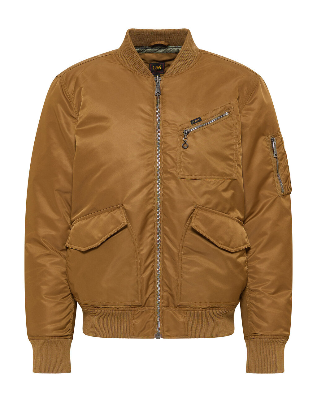 Lee Męska Kurtka Bomber Jacket Beige 112341653 L87G015048