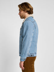 LEE MĘSKA KURTKA JEANSOWA LEE SHERPA JACKET FALLOUT 112355556