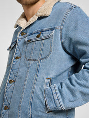 LEE MĘSKA KURTKA JEANSOWA LEE SHERPA JACKET FALLOUT 112355556