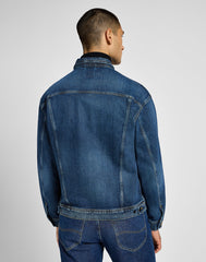 LEE MĘSKA KURTKA JENSOWA RELAXED RIDER JACKET ORCHID BLUE 112355580 L86Y008599