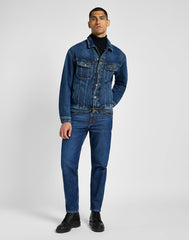 LEE MĘSKA KURTKA JENSOWA RELAXED RIDER JACKET ORCHID BLUE 112355580 L86Y008599