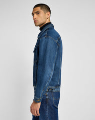 LEE MĘSKA KURTKA JENSOWA RELAXED RIDER JACKET ORCHID BLUE 112355580 L86Y008599