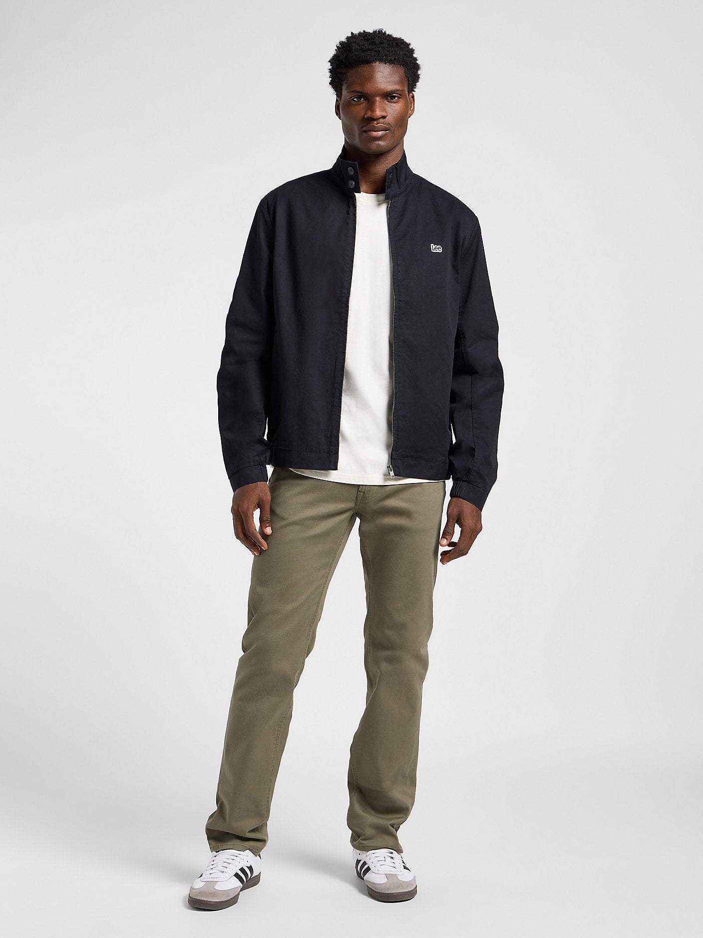 Męska Kurtka Lee Harrington Jacket Unionall Black 112363867