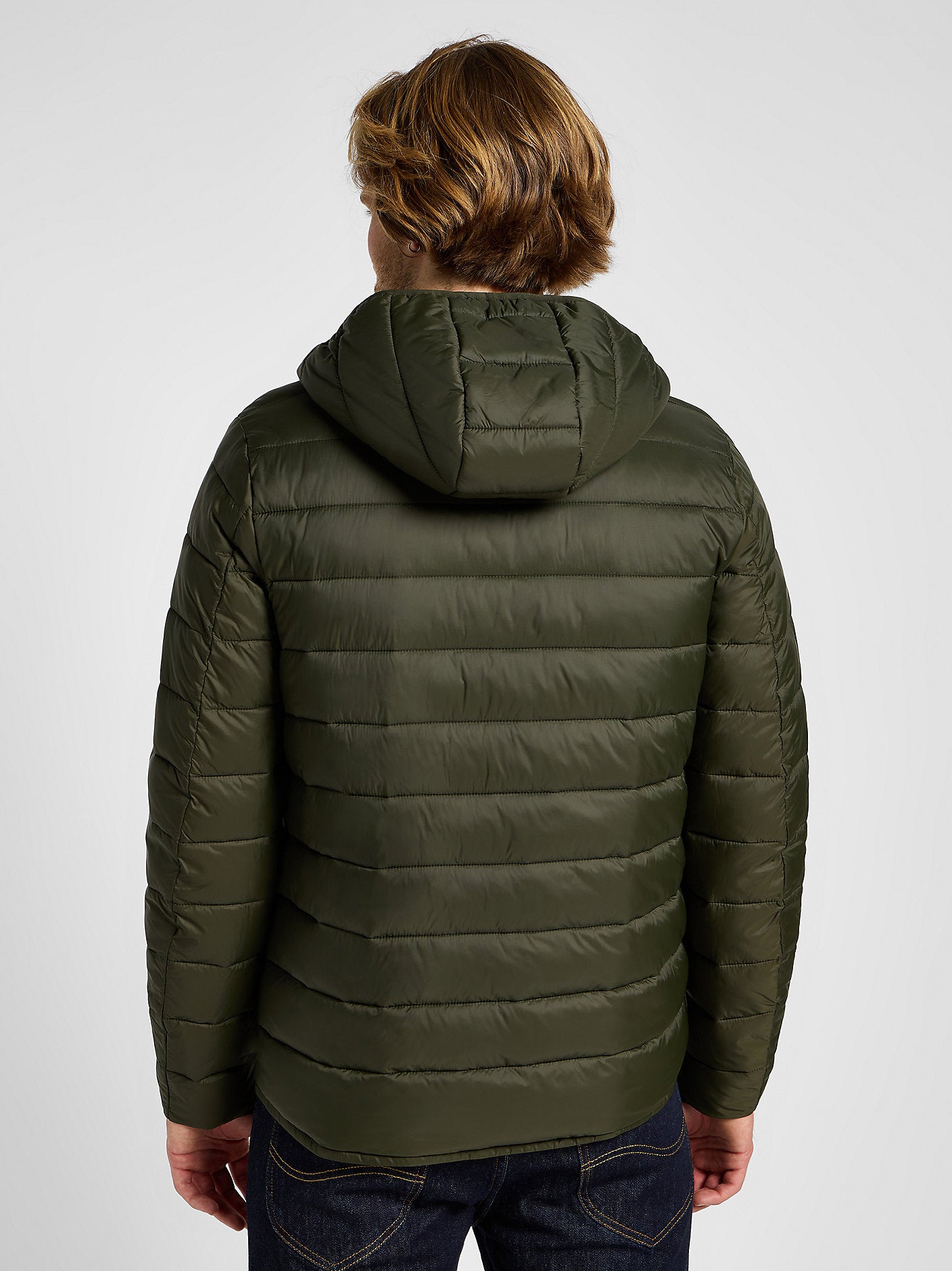 LEE MĘSKA KURTKA PUCHOWA LEE LIGHT PUFFER JKT OLIVE NIGHT 112355677