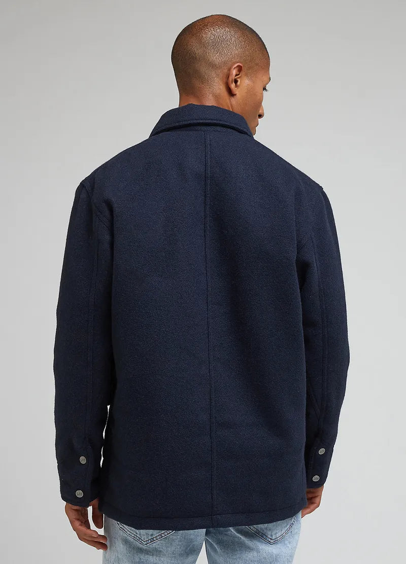 Męska Kurtka Wełniana Lee Wool Jacket Sky Captain 112342487
