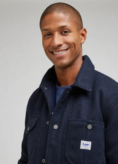 Męska Kurtka Wełniana Lee Wool Jacket Sky Captain 112342487