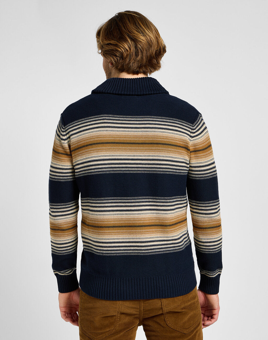 LEE MĘSKI SWETER FRONTIER CARDIGAN NAVY 112357966 LD47013678