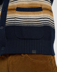 LEE MĘSKI SWETER FRONTIER CARDIGAN NAVY 112357966 LD47013678