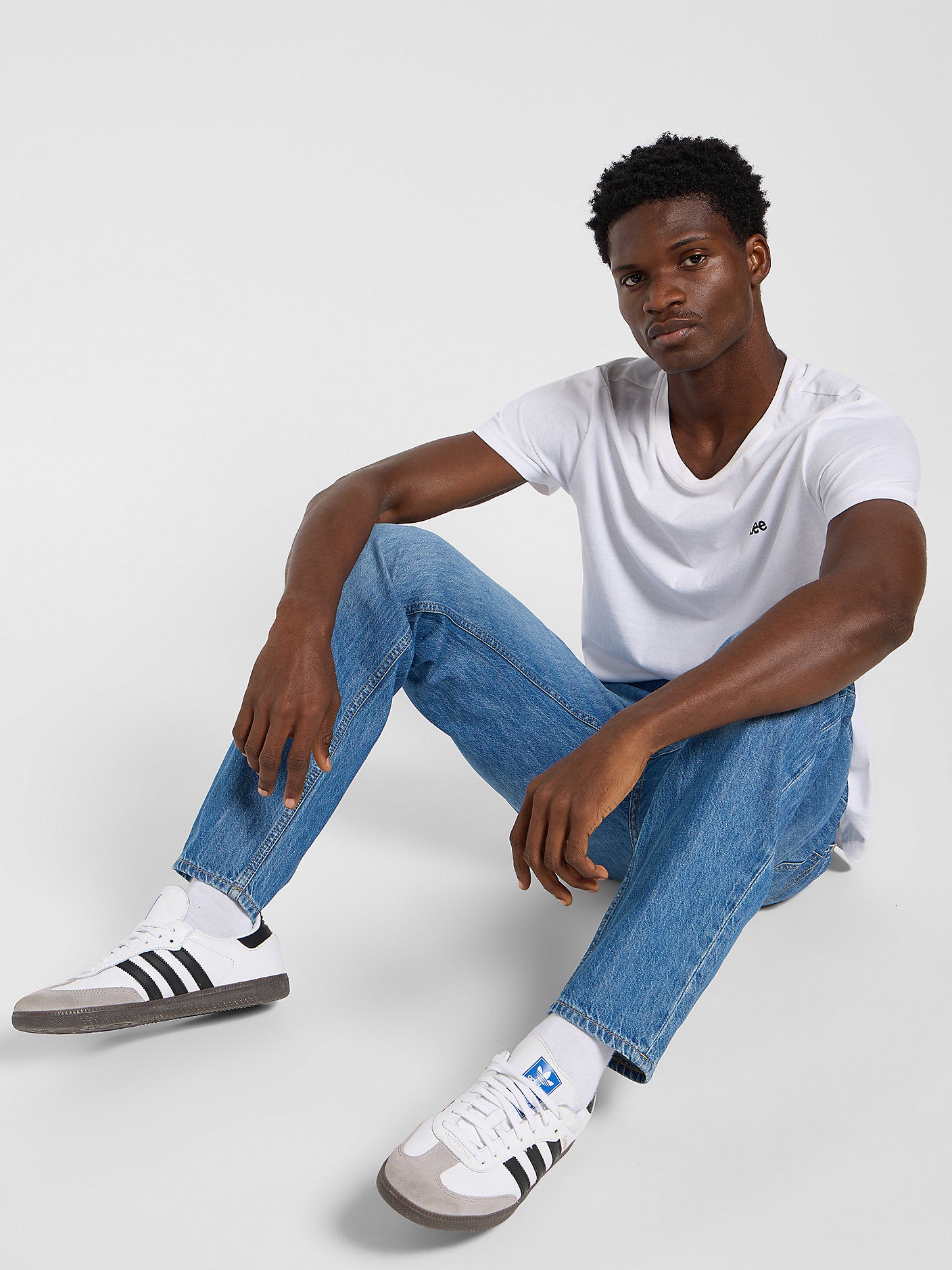 Męskie Spodnie Jeansowe Lee West Anchore 112367188