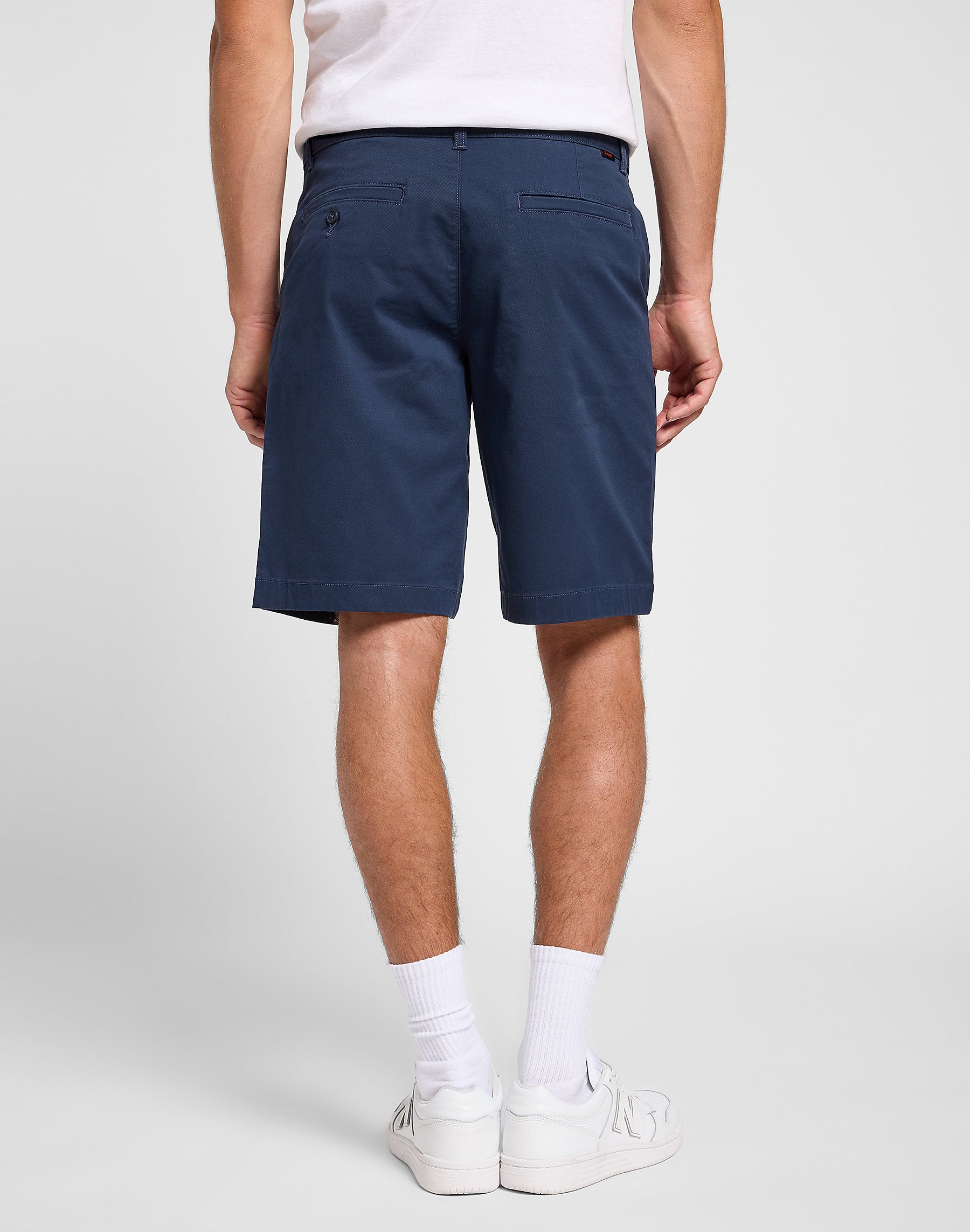 LEE MĘSKIE SPODENKI MATERIAŁOWE LEE RELAXED CHINO SHORT DEEP NAVY 112363934