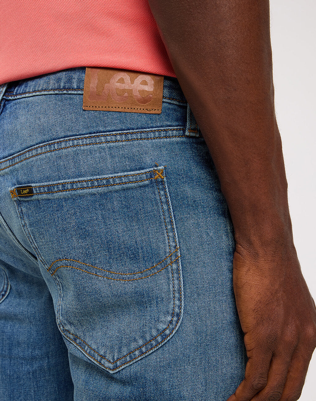 Męskie Spodnie Jeansowe Lee Daren Zip Fly Arizona Sky  112349326 L707016061