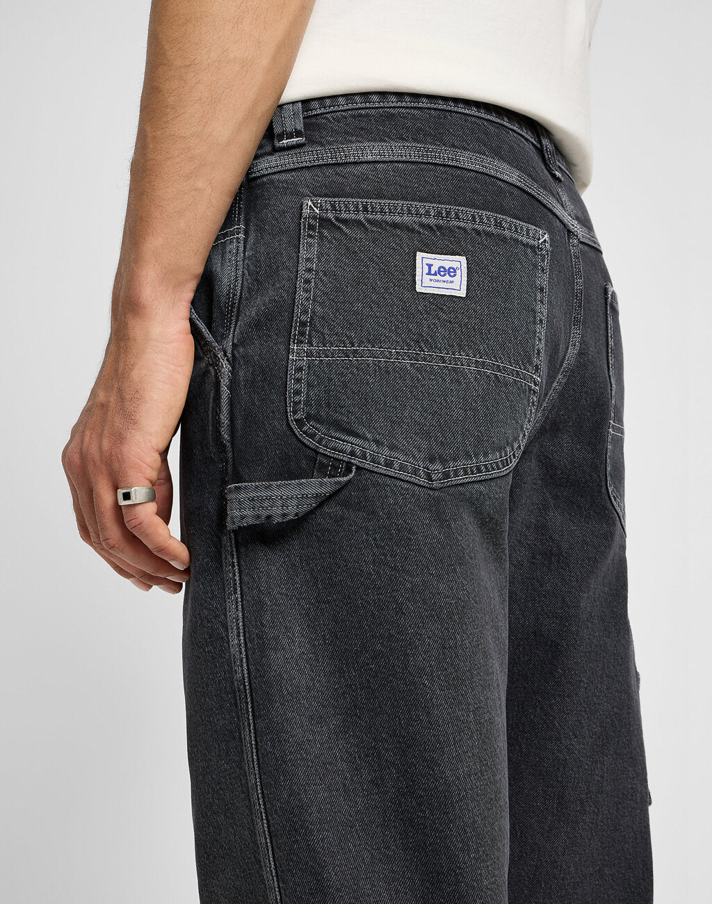Spodnie Jeansowe Męskie Lee Carpenter Black Stone 112355778 L75K015943