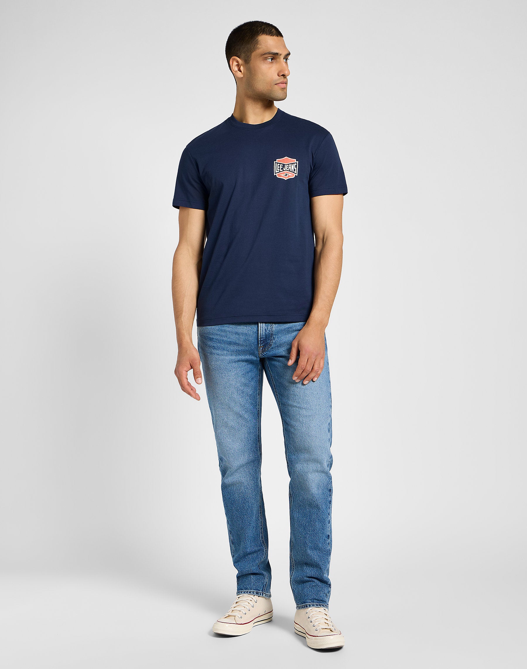 Męskie Spodnie Jeansowe Lee Daren Zip Fly Riverway 112355810