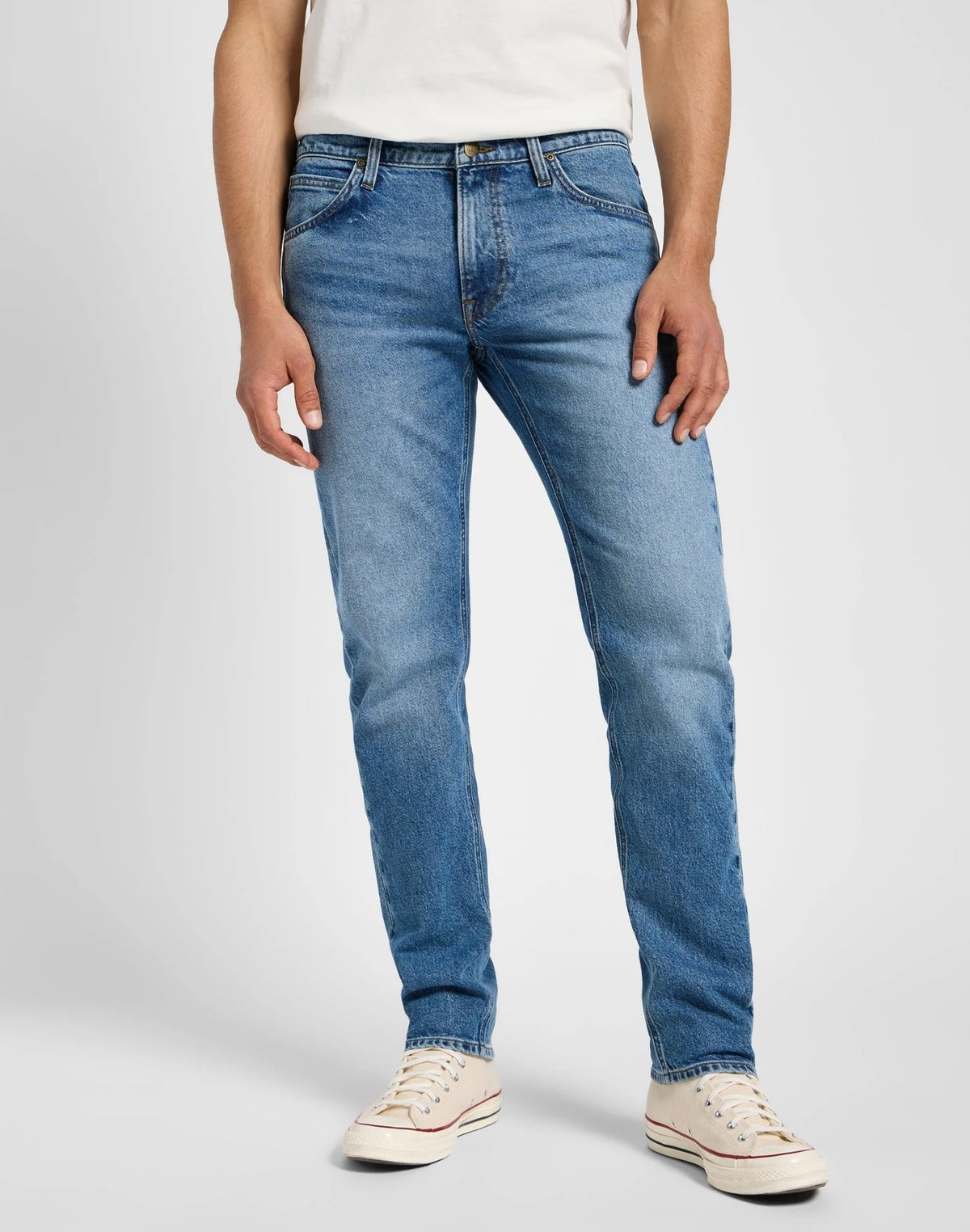 Męskie Spodnie Jeansowe Lee Daren Zip Fly Riverway 112355810