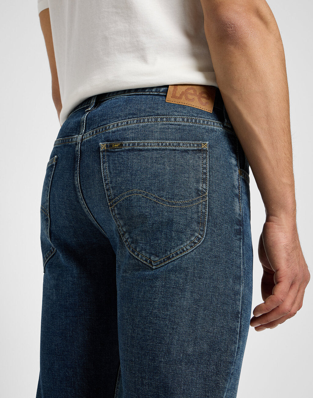 Męskie Spodnie Jeansowe Lee Daren Zip Fly Voyage  112355906 L707008613