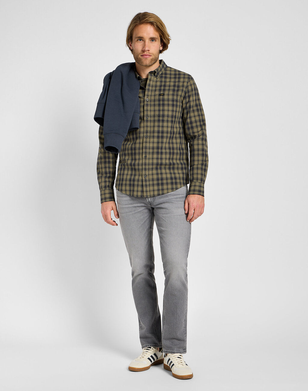 LEE MĘSKIE SPODNIE JEANSOWE DAREN ZIP FLY WASHED OUT 112355811 L707008615