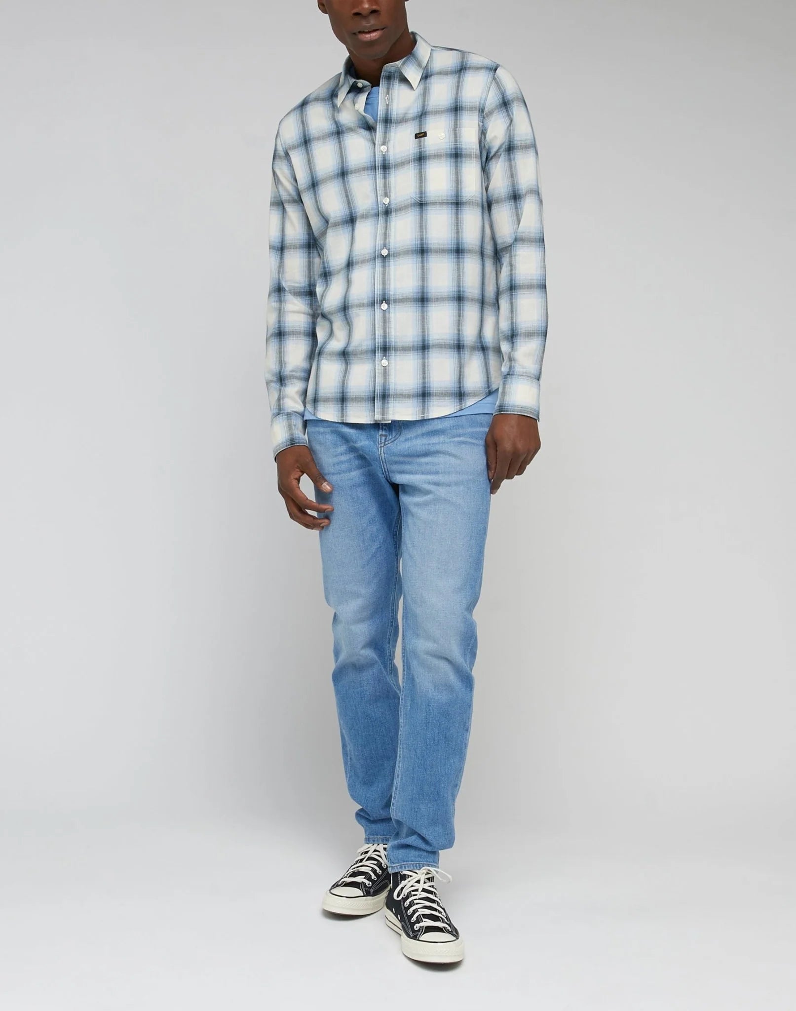 Męskie Spodnie Jeansowe Lee Austin Union City Worn In 112331747
