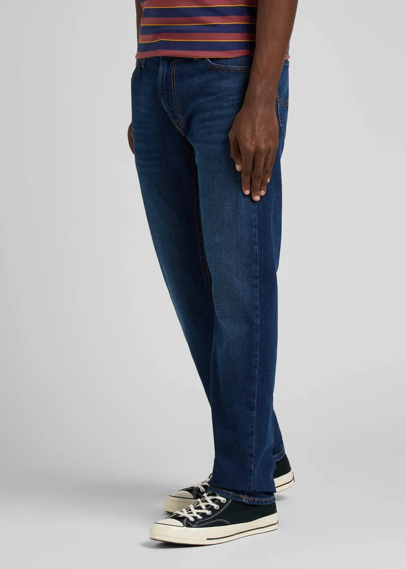 Męskie Spodnie Jeansowe Lee Daren Zip Fly Dark Hunt 112339067