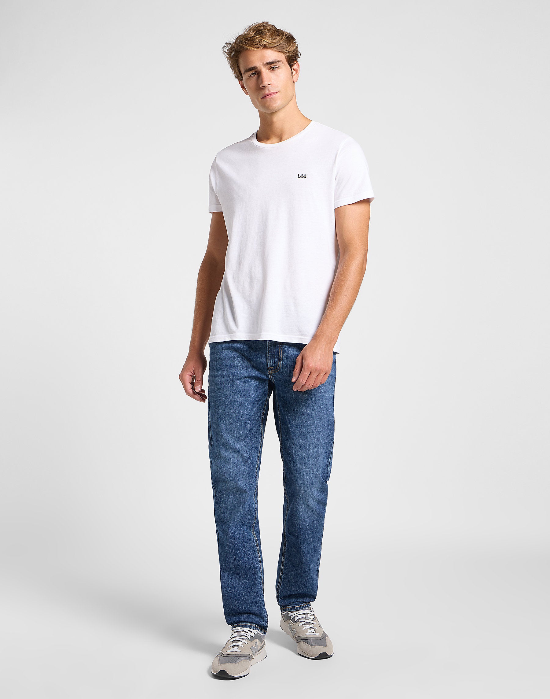 Męskie Spodnie Jeansowe Lee Daren Zip Fly Indigo Sight 112365751