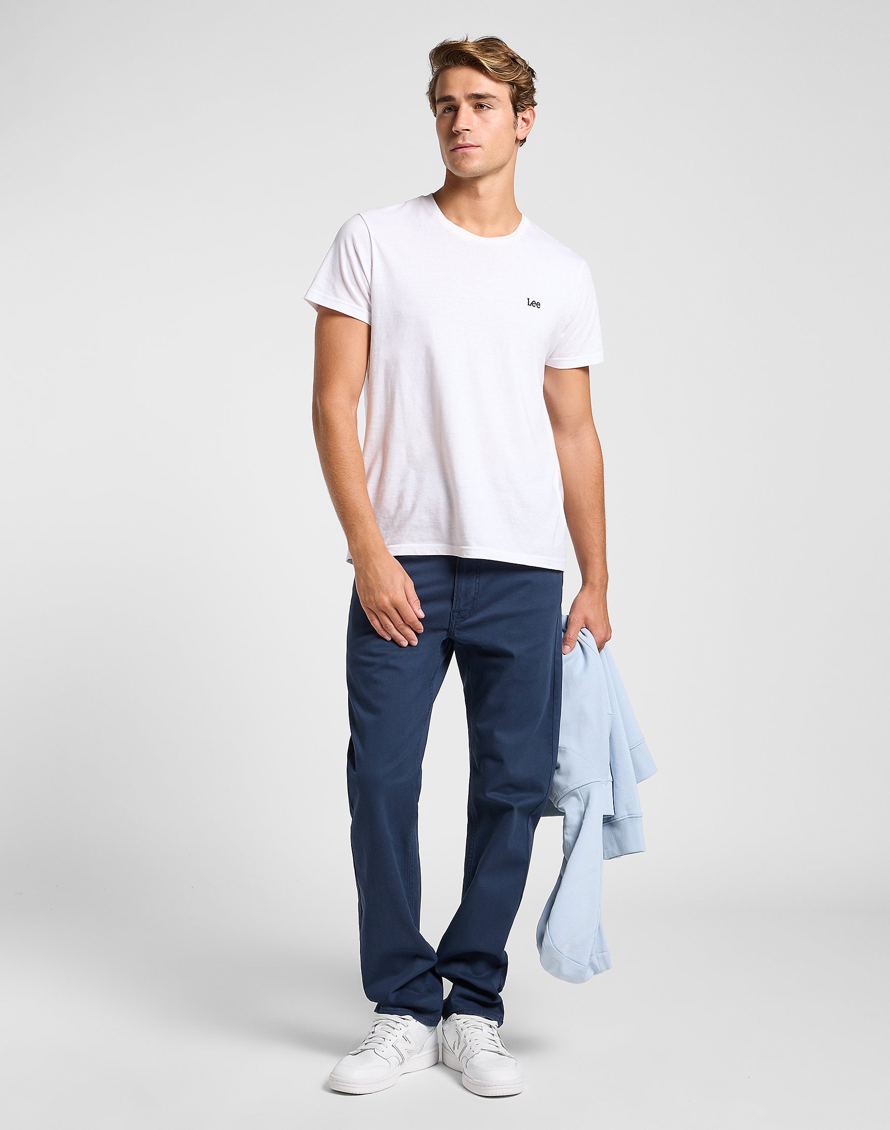 Lee Męskie Spodnie Jeansowe Daren Zip Fly Mood Indigo 112363714