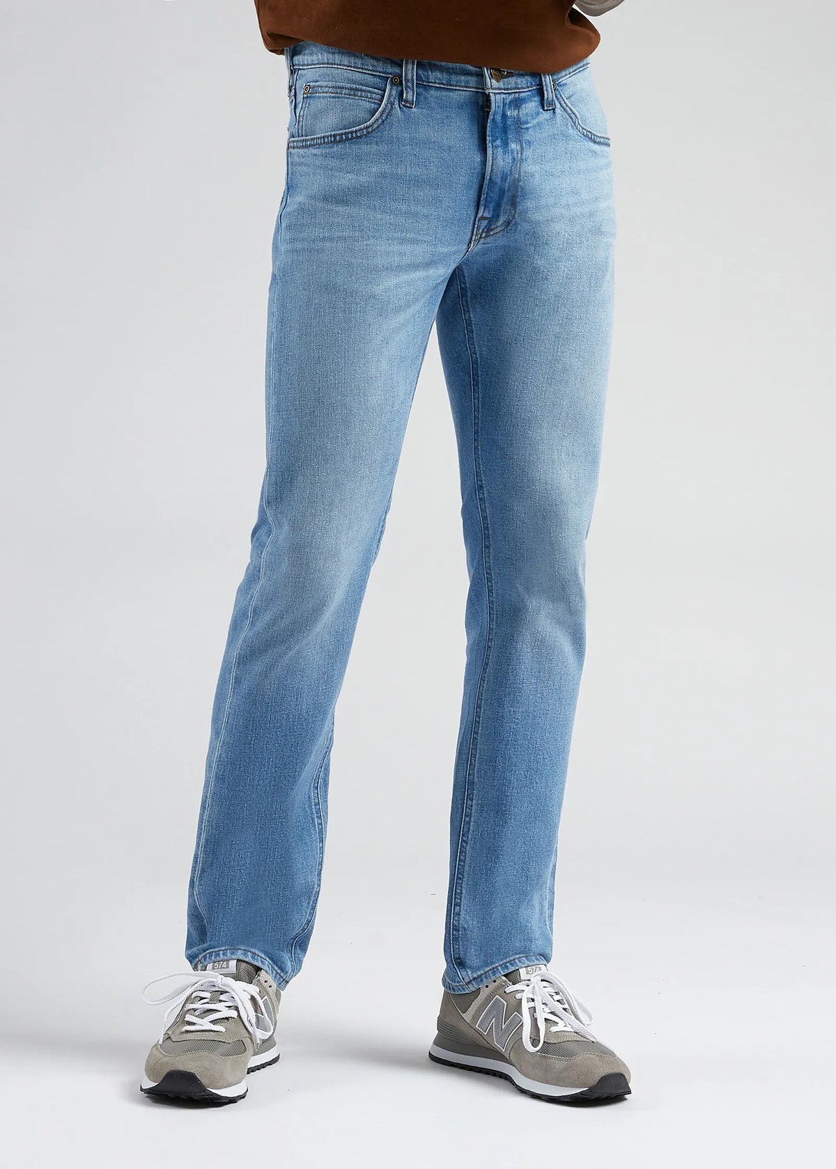 Męskie Spodnie Jeansowe Lee Daren Zip Fly Powder 112328476