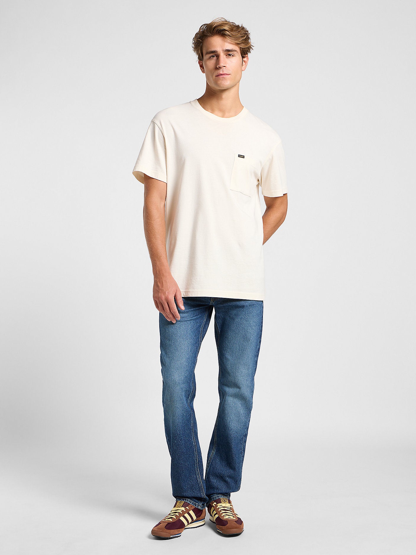 Męskie Spodnie Jeansowe Lee Daren Zip Fly Reign 112363962