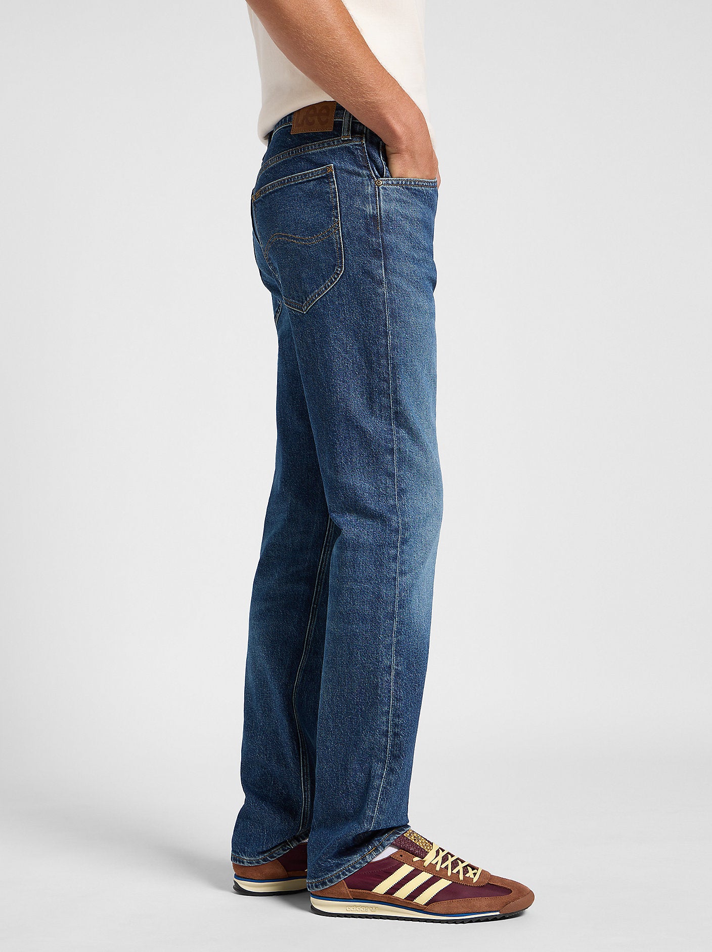 Męskie Spodnie Jeansowe Lee Daren Zip Fly Reign 112363962
