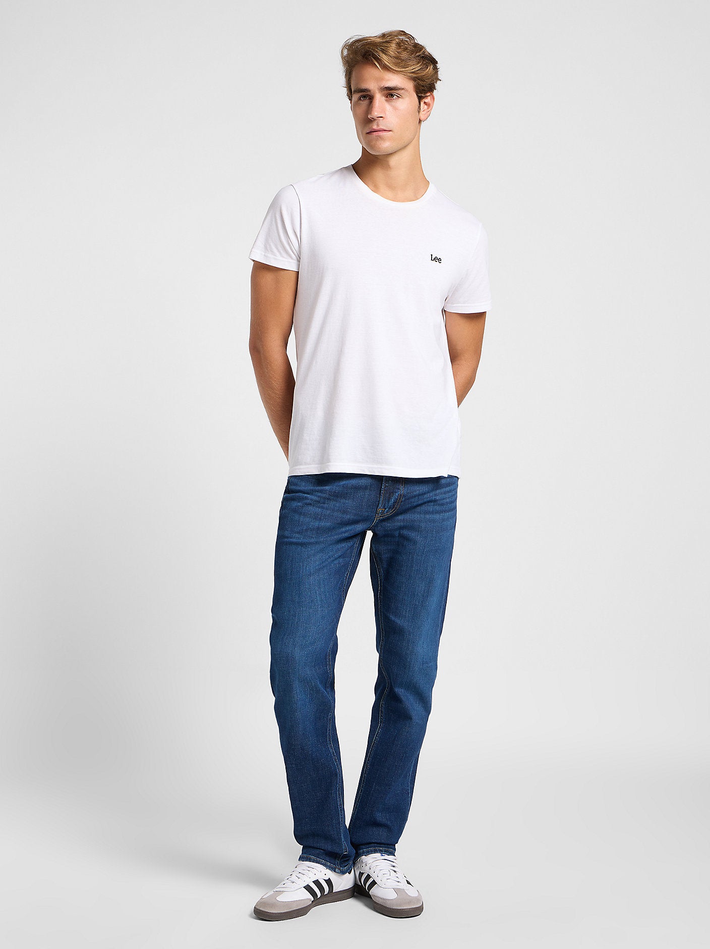 LEE MĘSKIE SPODNIE JEANSOWE LEE DAREN ZIP FLY STONEY 112363960