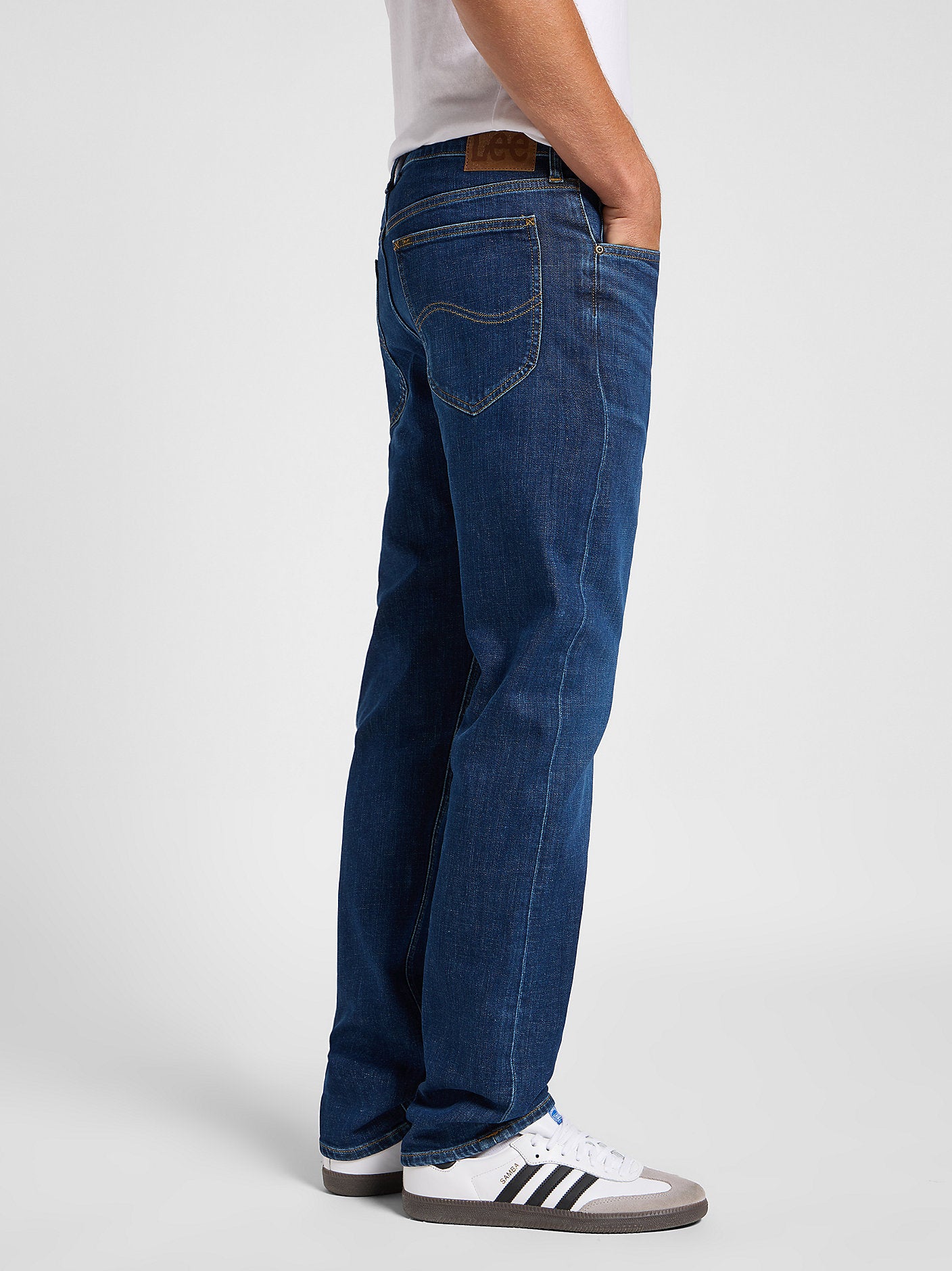 LEE MĘSKIE SPODNIE JEANSOWE LEE DAREN ZIP FLY STONEY 112363960