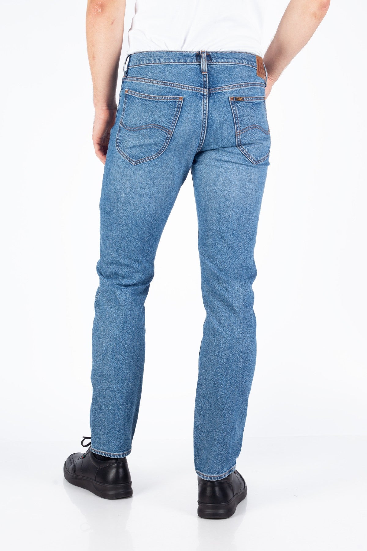 Męskie Spodnie Jeansowe Lee Daren Zip Fly Woodland 112356557