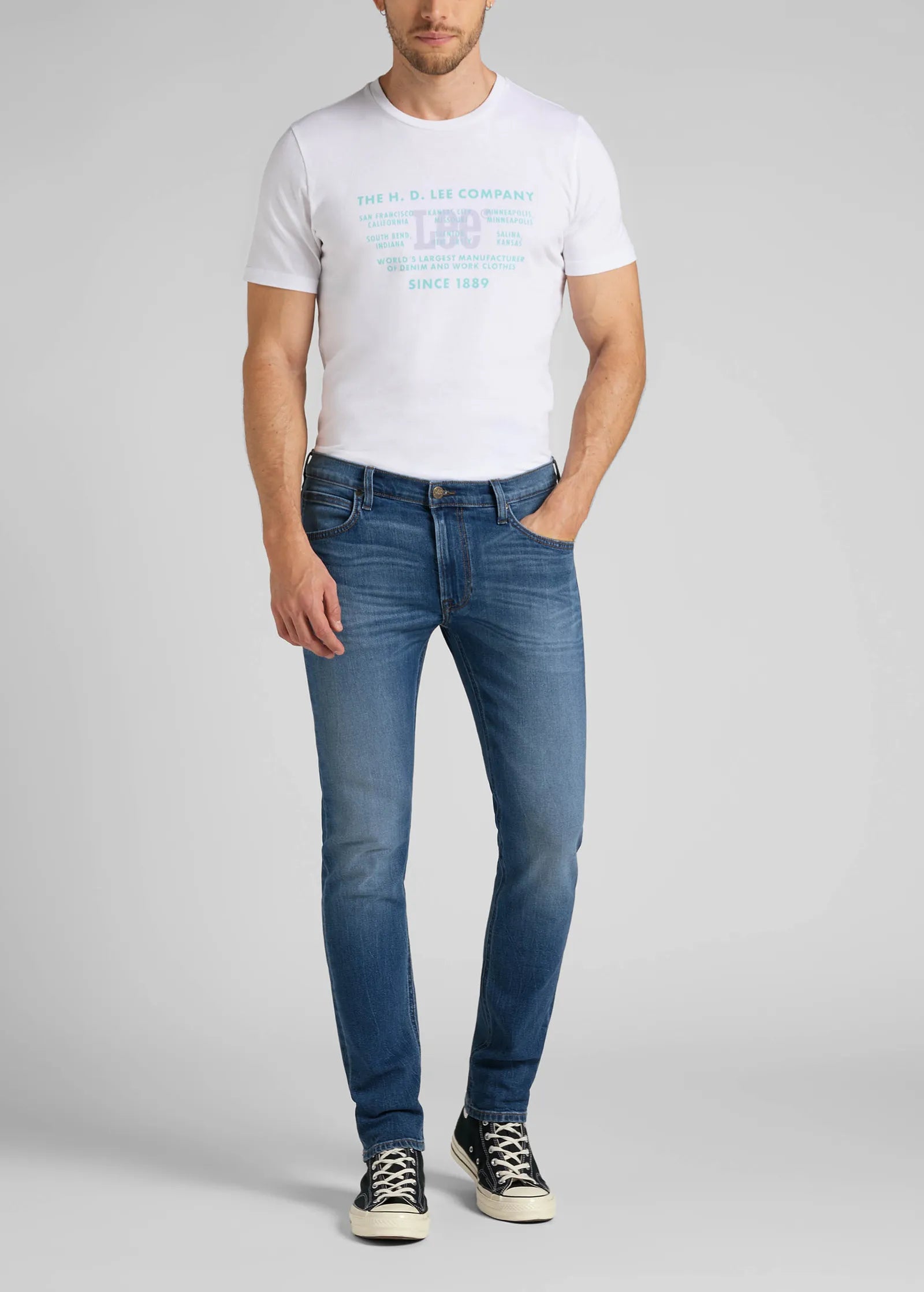Męskie Spodnie Jeansowe Lee Luke Fresh 112318933