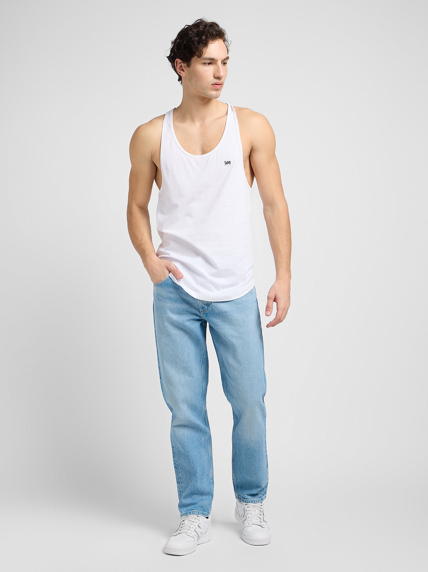 Męskie Spodnie Jeansowe Lee Oscar Sundaze 112346328