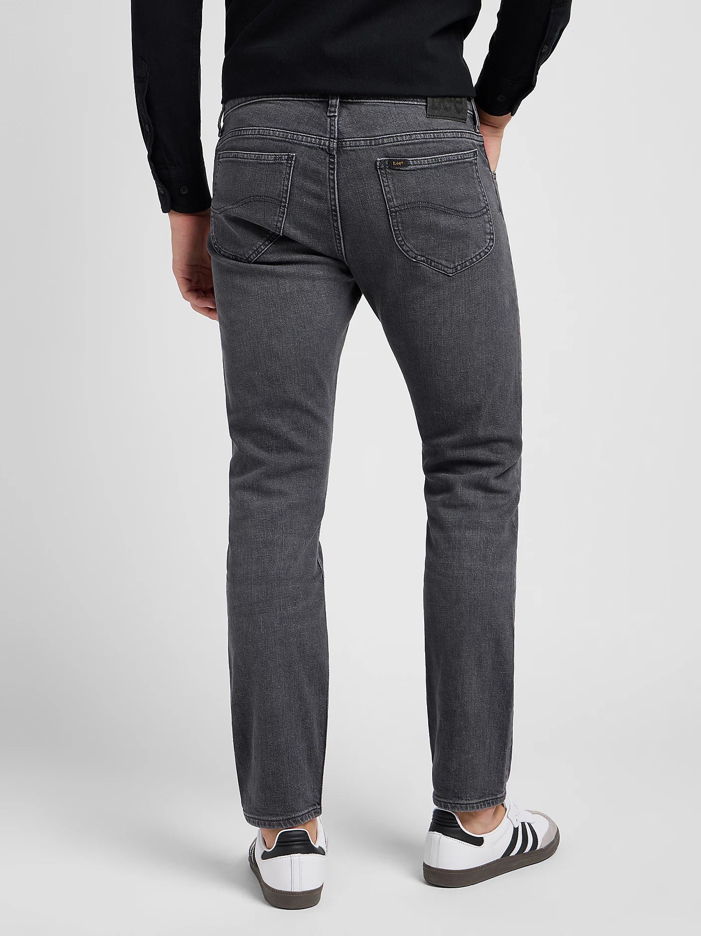 Męskie Spodnie Jeansowe Lee Rider Worn in Shadow 112328478