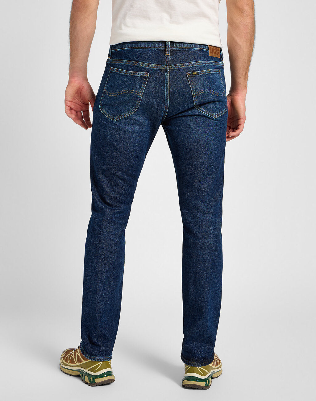 Męskie Spodnie Jeansowe Lee Rider Midnight Blue 112355792 L701008593