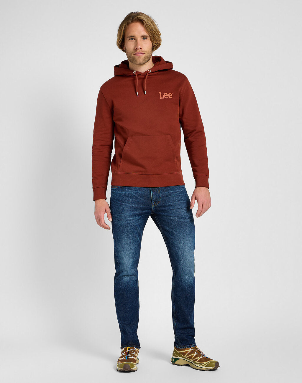 Męskie Spodnie Jeansowe Lee Rider Midnight Blue 112355792 L701008593