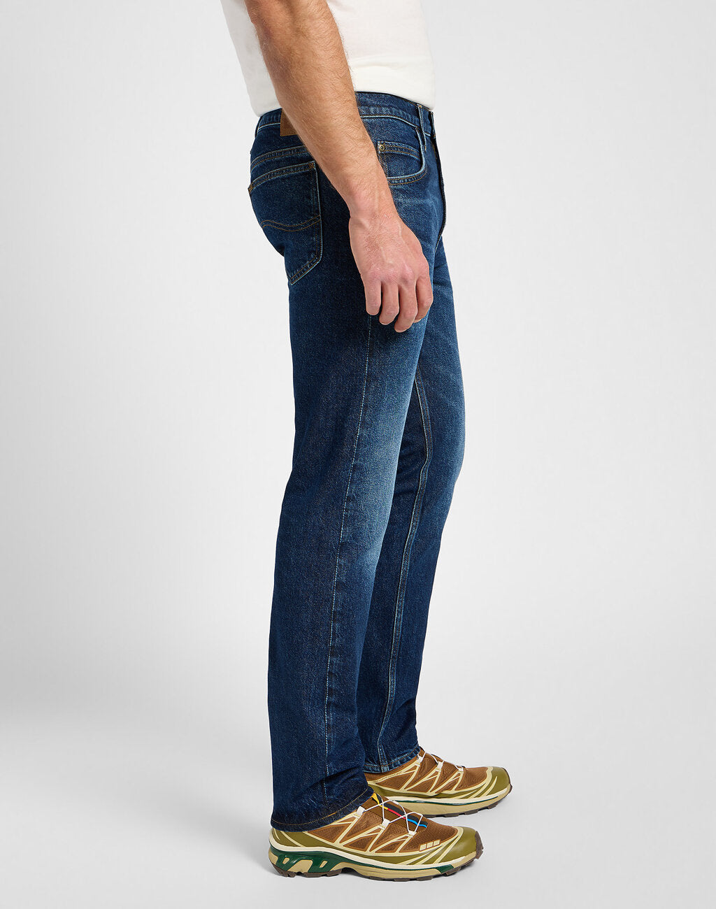 Męskie Spodnie Jeansowe Lee Rider Midnight Blue 112355792 L701008593