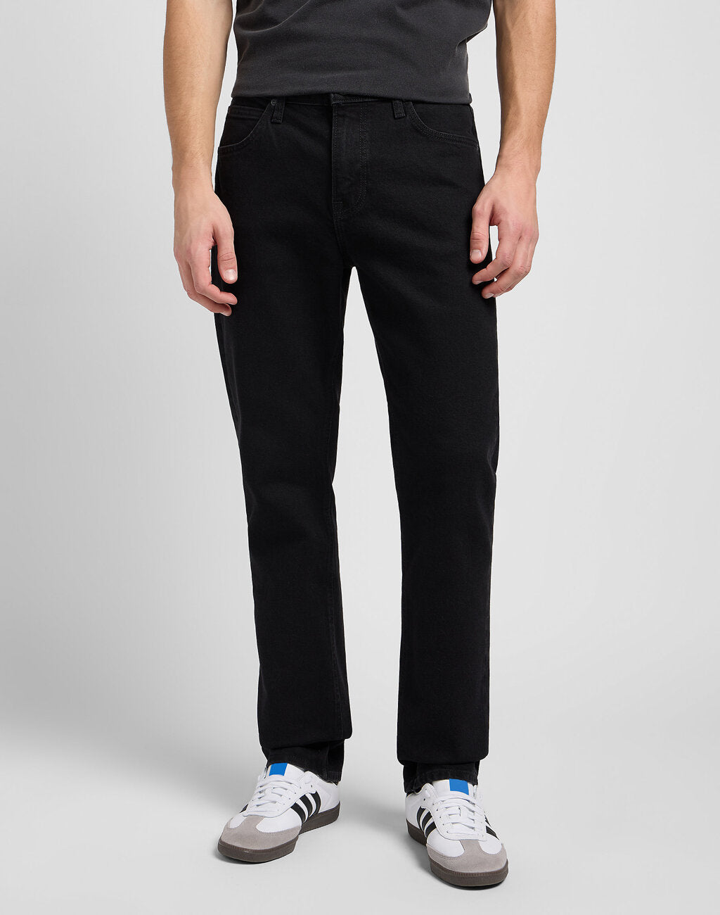 LEE MĘSKIE SPODNIE JEANSOWE WEST BLACK RINSE 112345392 L70W014054