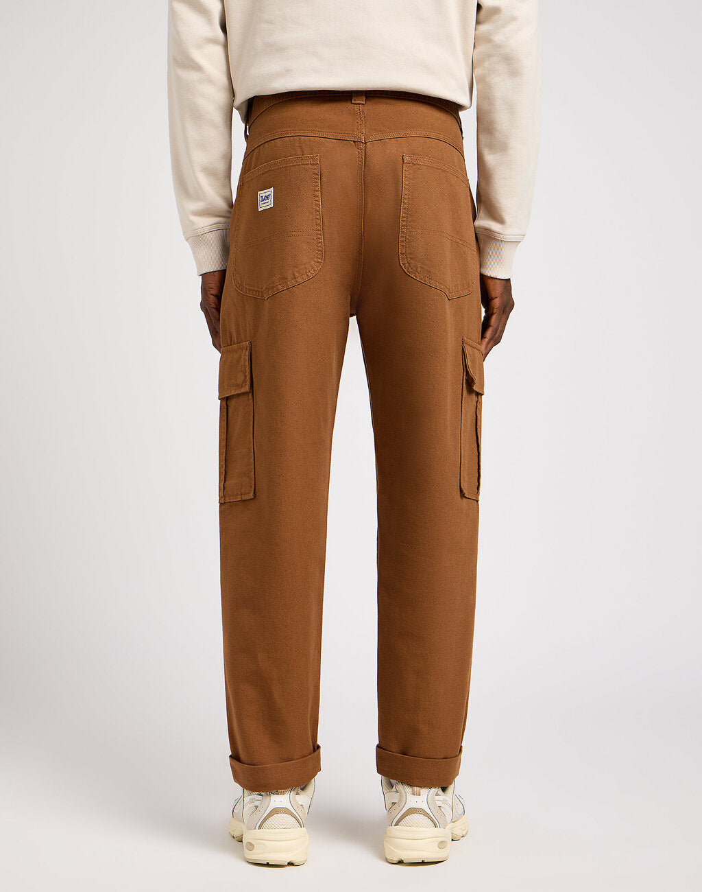 Męskie Spodnie Materiałowe Lee Cargo Pant Acorn 112349315 L72K015505