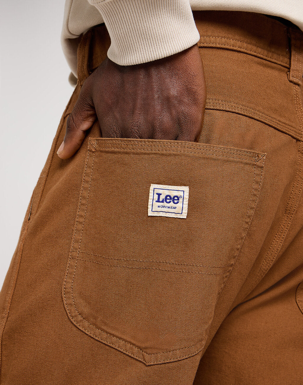 LEE MĘSKIE SPODNIE MATERIAŁOWE CARGO PANT ACORN 112349315 L72K015505