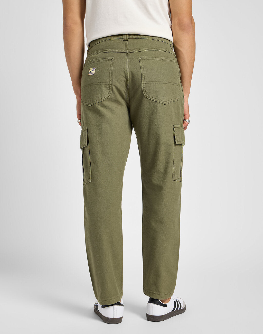 Męskie Spodnie Materiałowe Lee Cargo Pant Mercantile Green 112355782 L72K008526