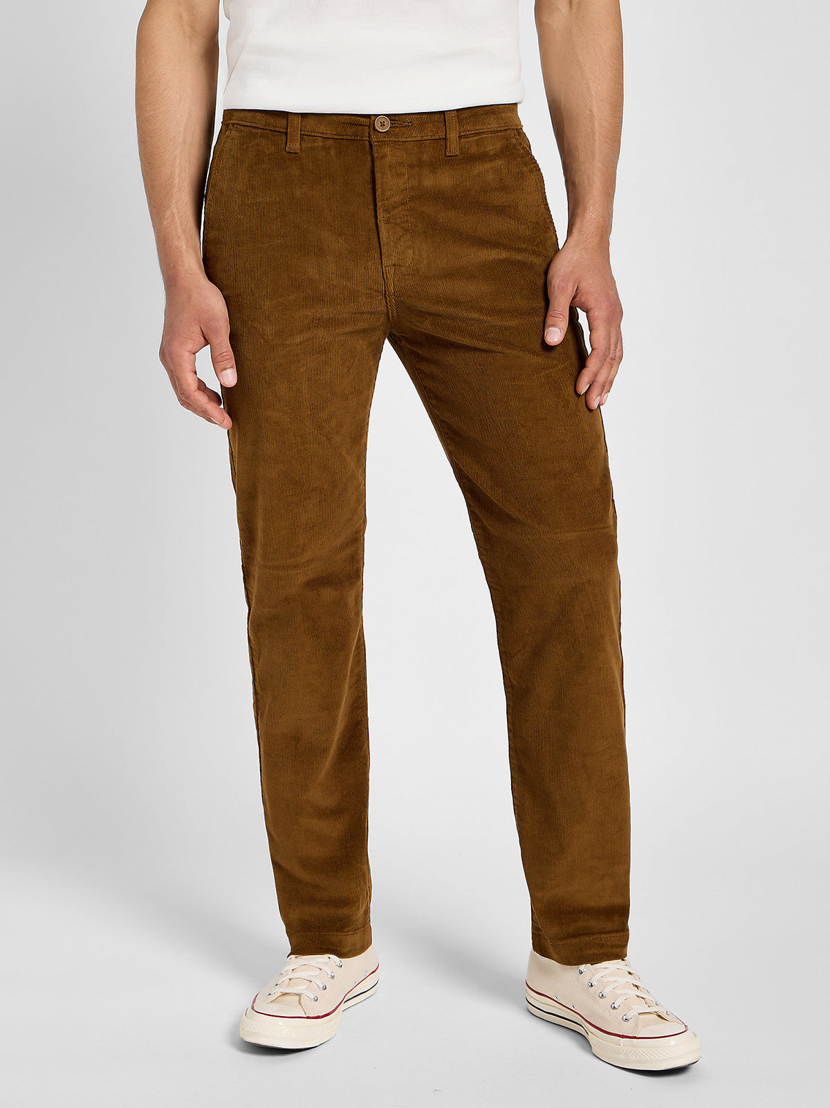 LEE MĘSKIE SPODNIE MATERIAŁOWE LEE REGULAR CHINO BUFFALO 112355777