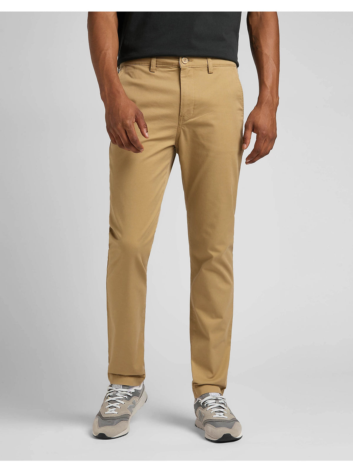 Męskie Spodnie Materiałowe Lee Slim Chino Clay L71LTY60 112324935