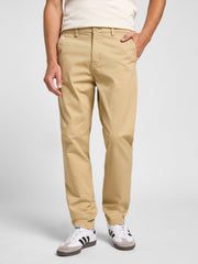 Lee Męskie Spodnie Materiałowe Slim Chino Sand 112363970