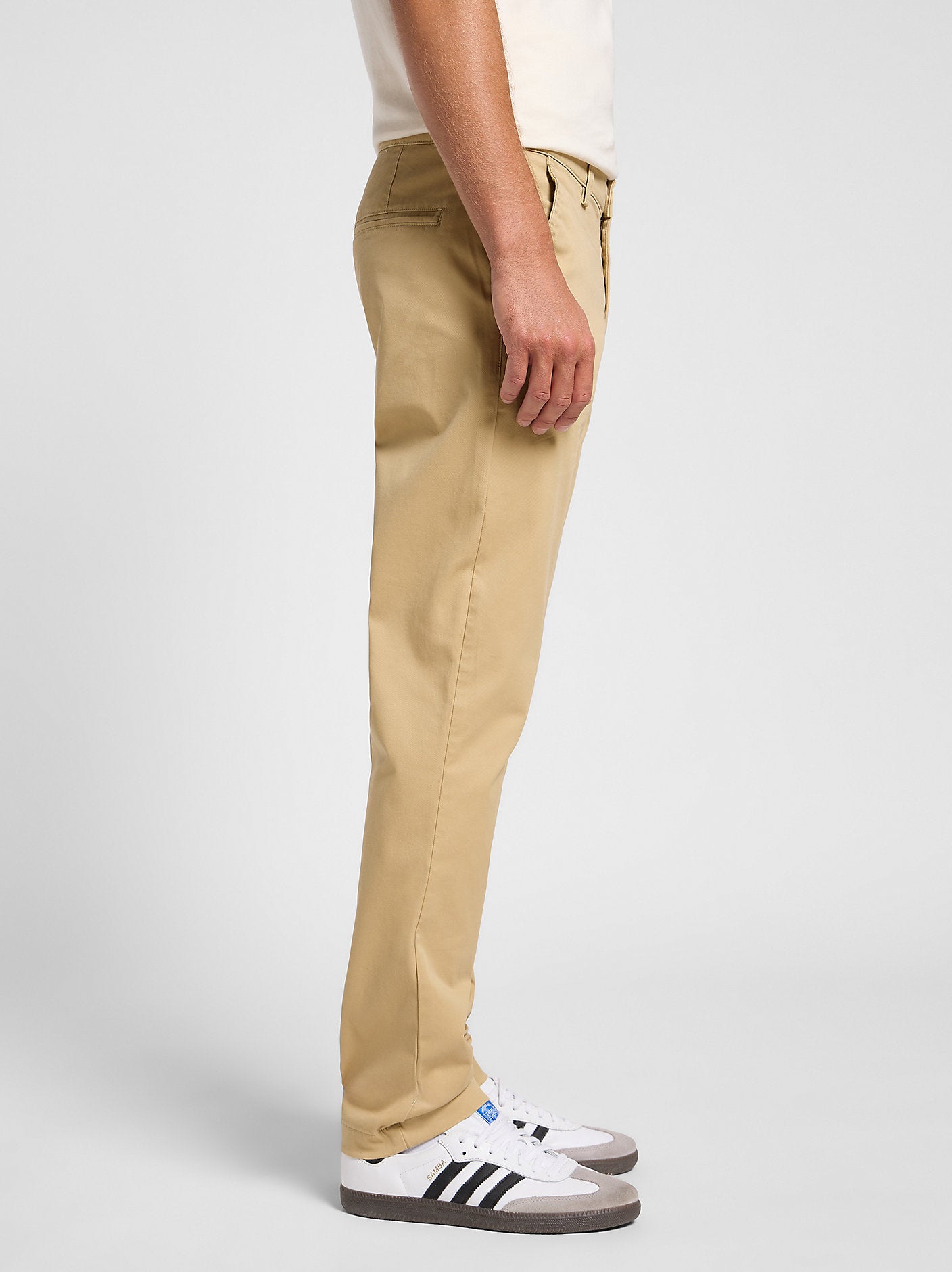 Lee Męskie Spodnie Materiałowe Slim Chino Sand 112363970