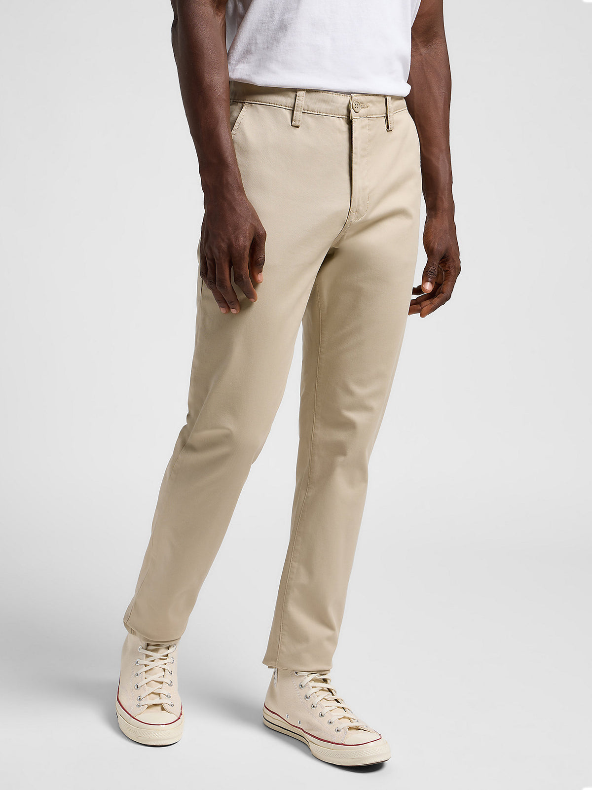 Męskie Spodnie Materiałowe Lee Slim Chino Stone 112342927