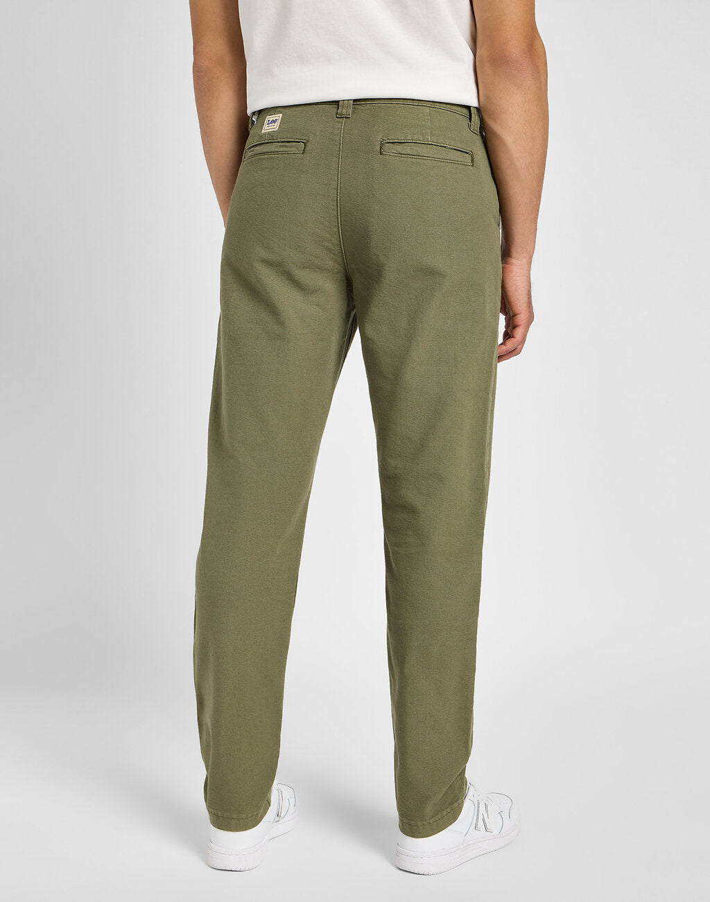 Męskie Spodnie Materiałowe Lee Relaxed Workwear Chino Mercantil Green 112355786 L78K008526
